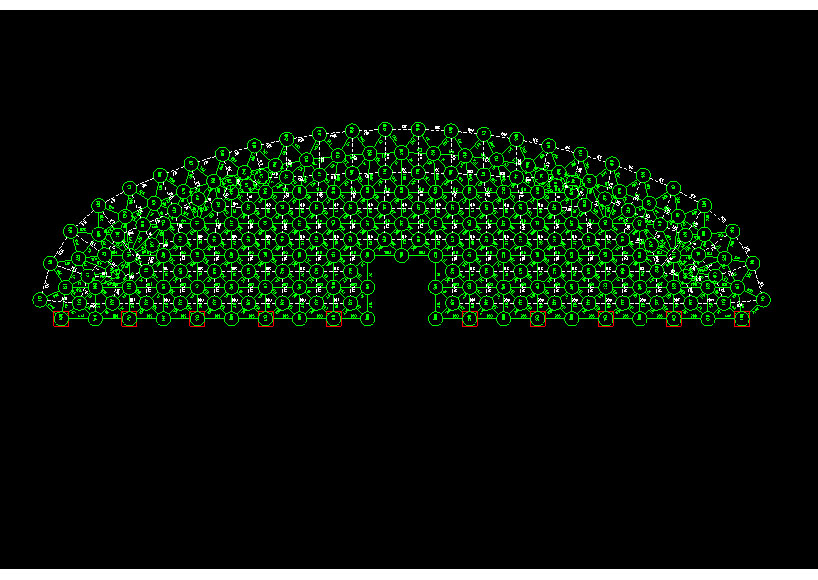 南开锡林浩特91跨，1000米长干煤棚网架设计