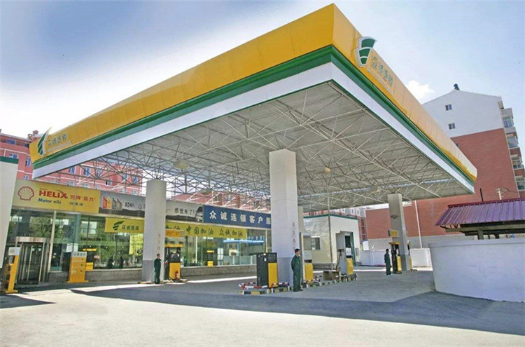 南开加气站钢结构网架案例7